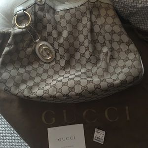 Authentic Gucci Medium Sukey Tote
